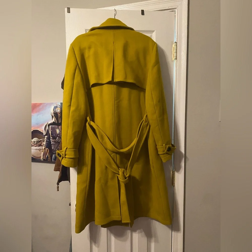 Ann Taylor Trench Coat Plus Size XXL - Picture 5 of 14